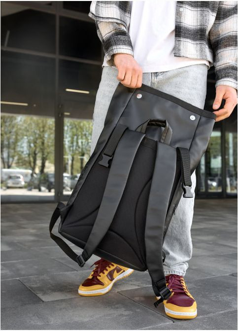 Рюкзак RollTop 0SHn черный (R-24238001m-VS) Sambag (302450106)