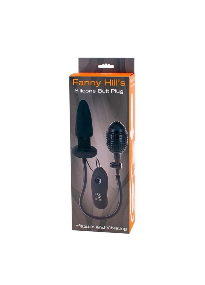 Надувний анальний затор Fanny Hill Inflatable Buttplug Black Seven Creations (383094476)