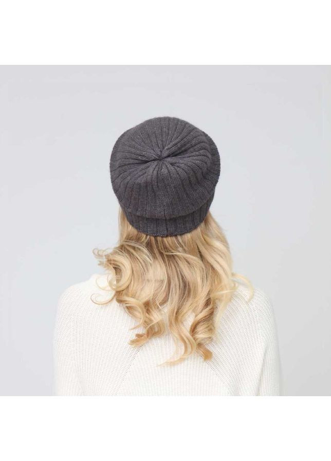 Шапка ковпак жіноча вовна сіра LIORA LuckyLOOK 947-308 (322789275)