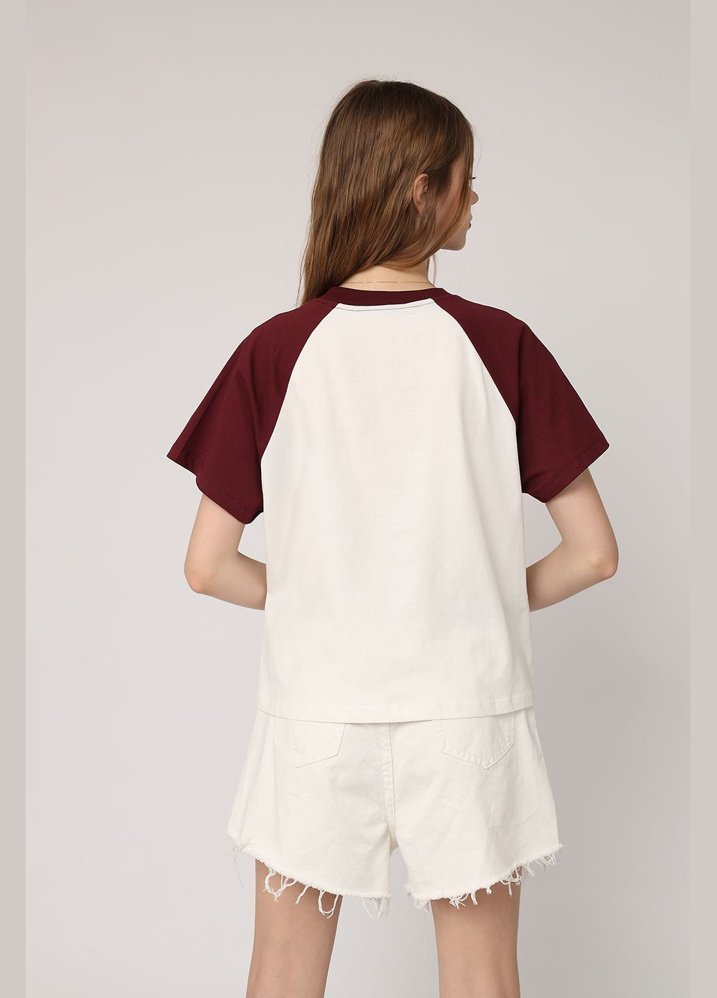 Футболка з коротким рукавом жіноча колір білий ЦБ-00275564 Crep - (327610208)