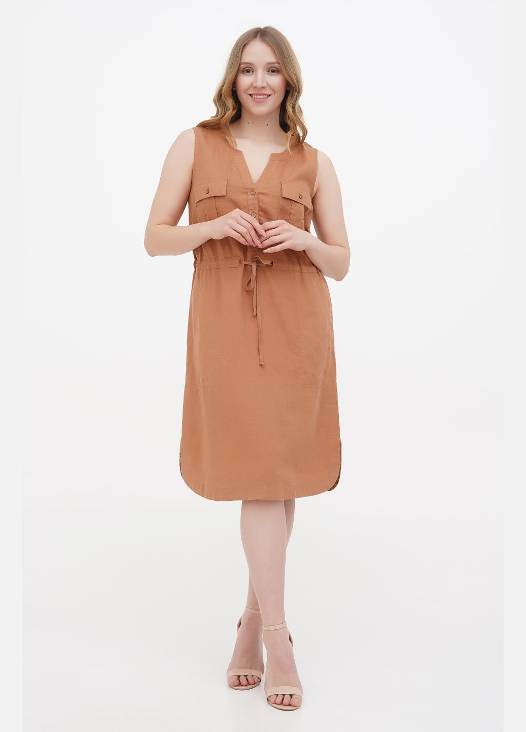 Бежева сукня вояж, р., код 0247/42/1226 ГАЛЕРЕЯ ЛЬОНУ