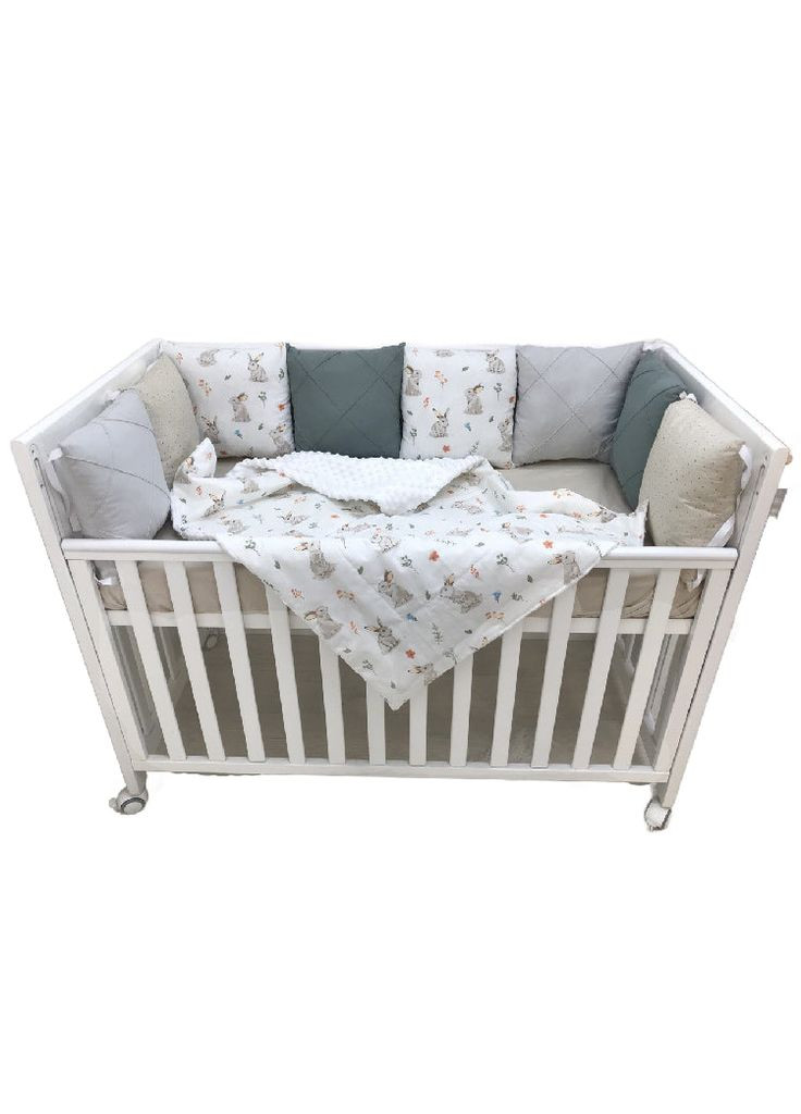 Детский набор в кроватку "Зайчиковый уют" Moontime (354827254)