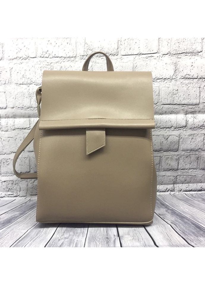 Стильный женский мини рюкзак сумка 2 в 1 экокожа городской рюкзачок для прогулок сумка на плечо ProDobro (363136514)