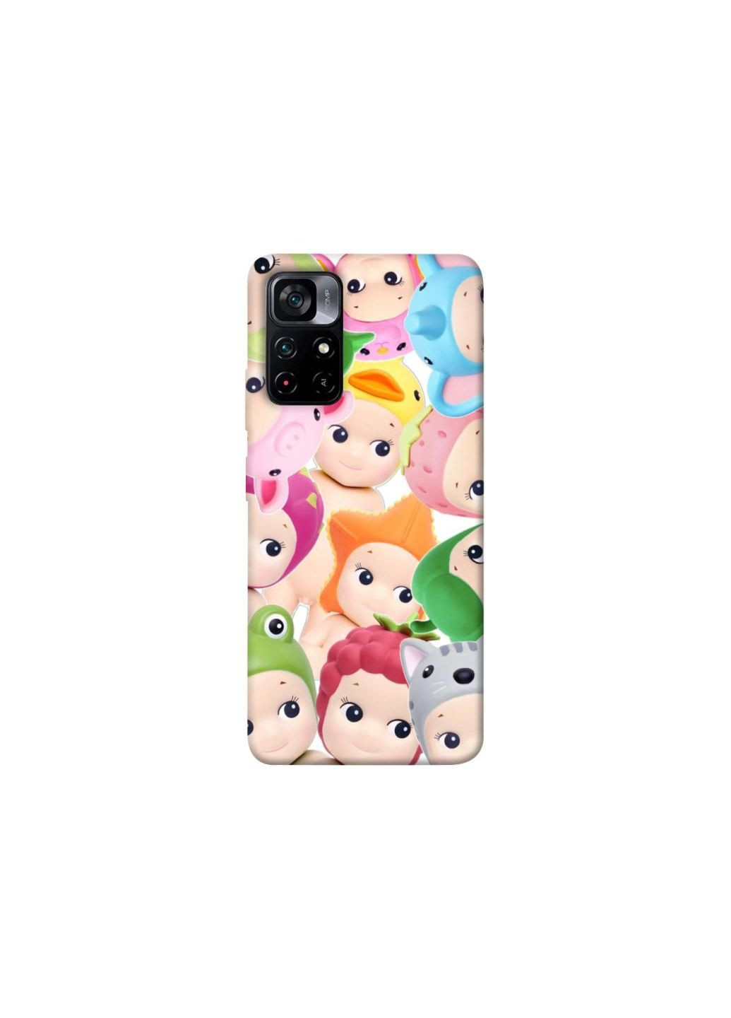 Чехол на Xiaomi Poco M4 Pro 5G Fruit-Zoo Kaleidoscope Frontalka (352229197)