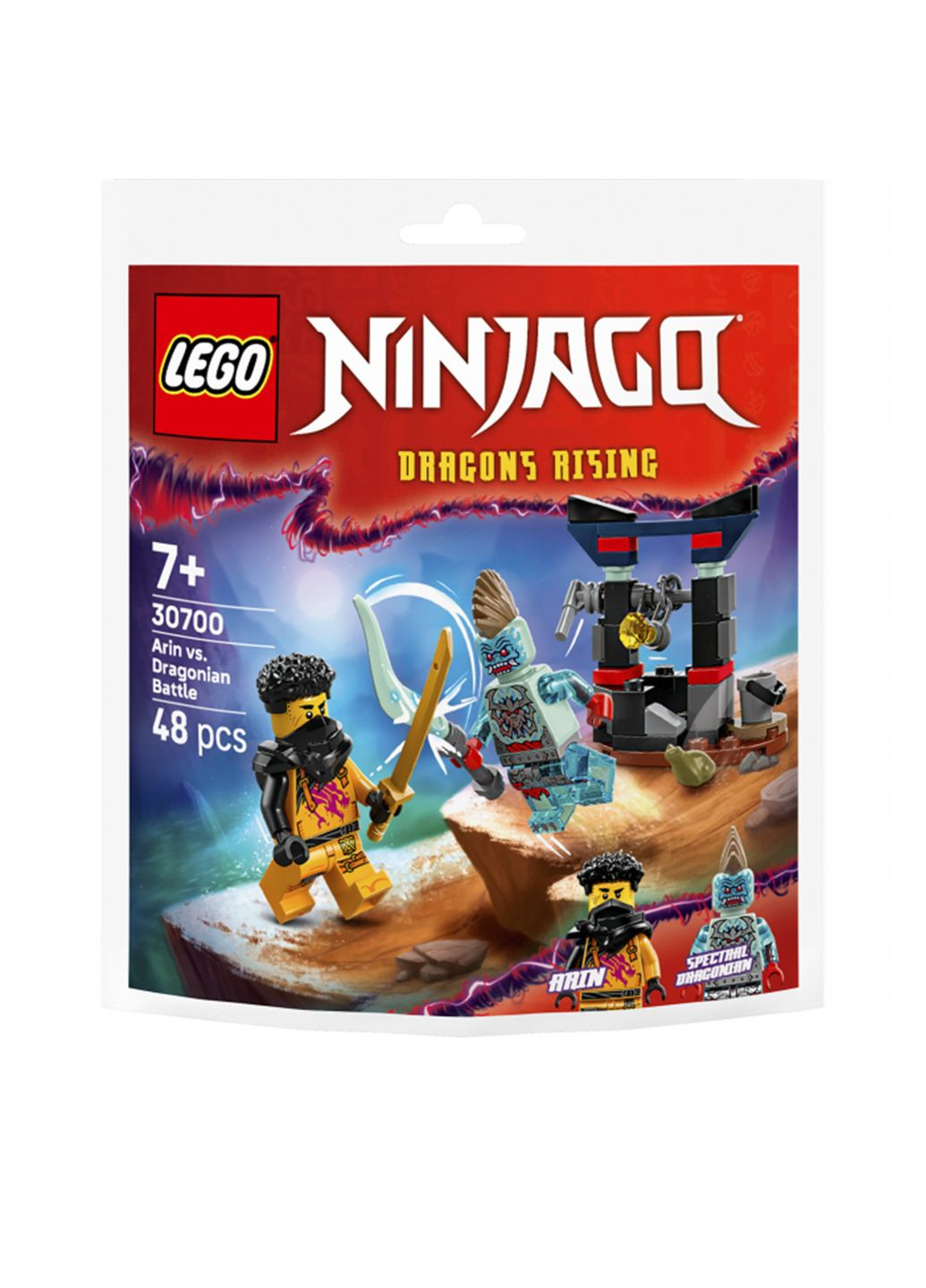 Конструктор NINJAGO Арін проти Дракона: Битва колір різнокольоровий CB-00279945 Lego (335974605)