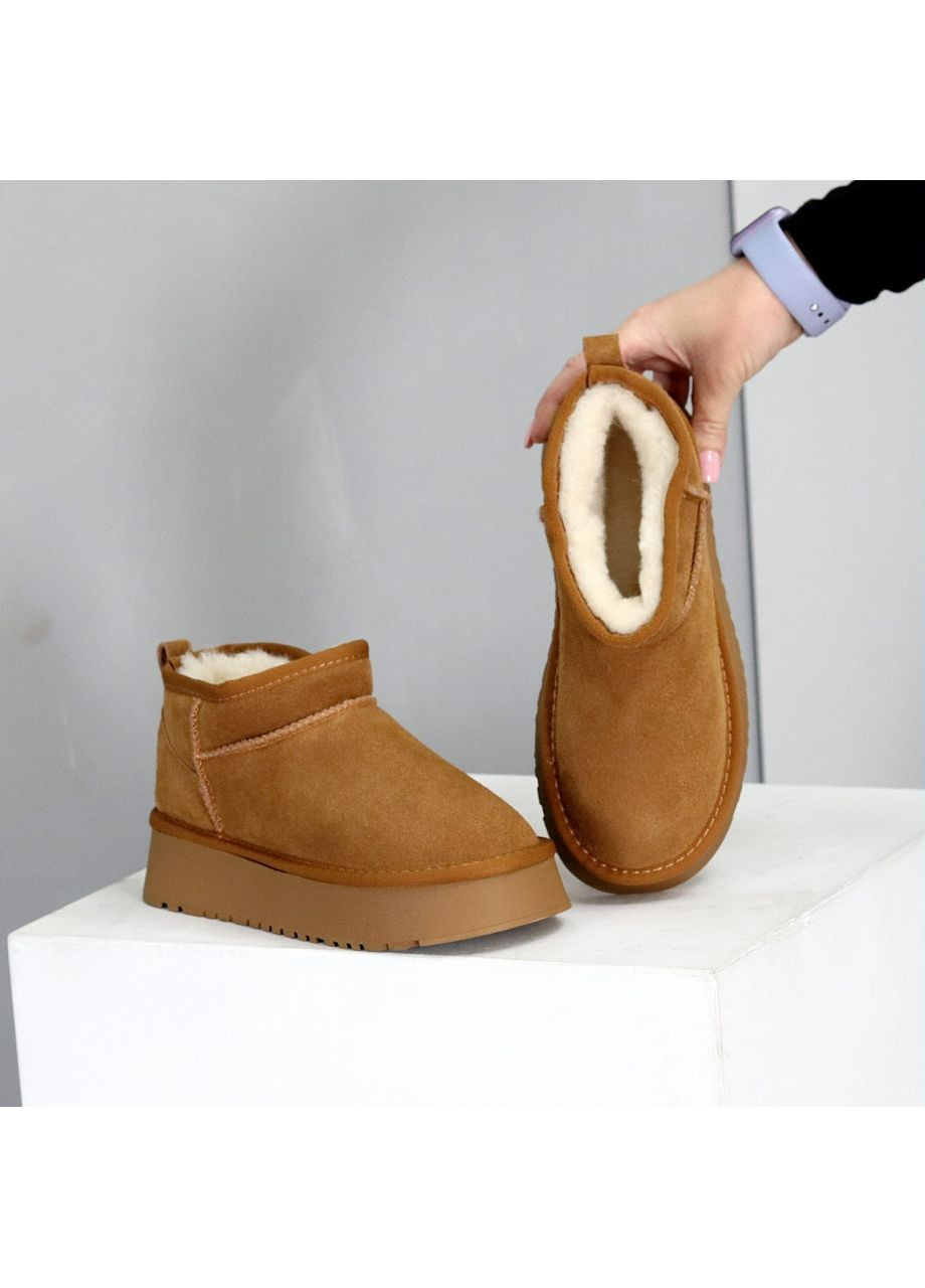 Короткие замшевые Угги Helen (364869841)