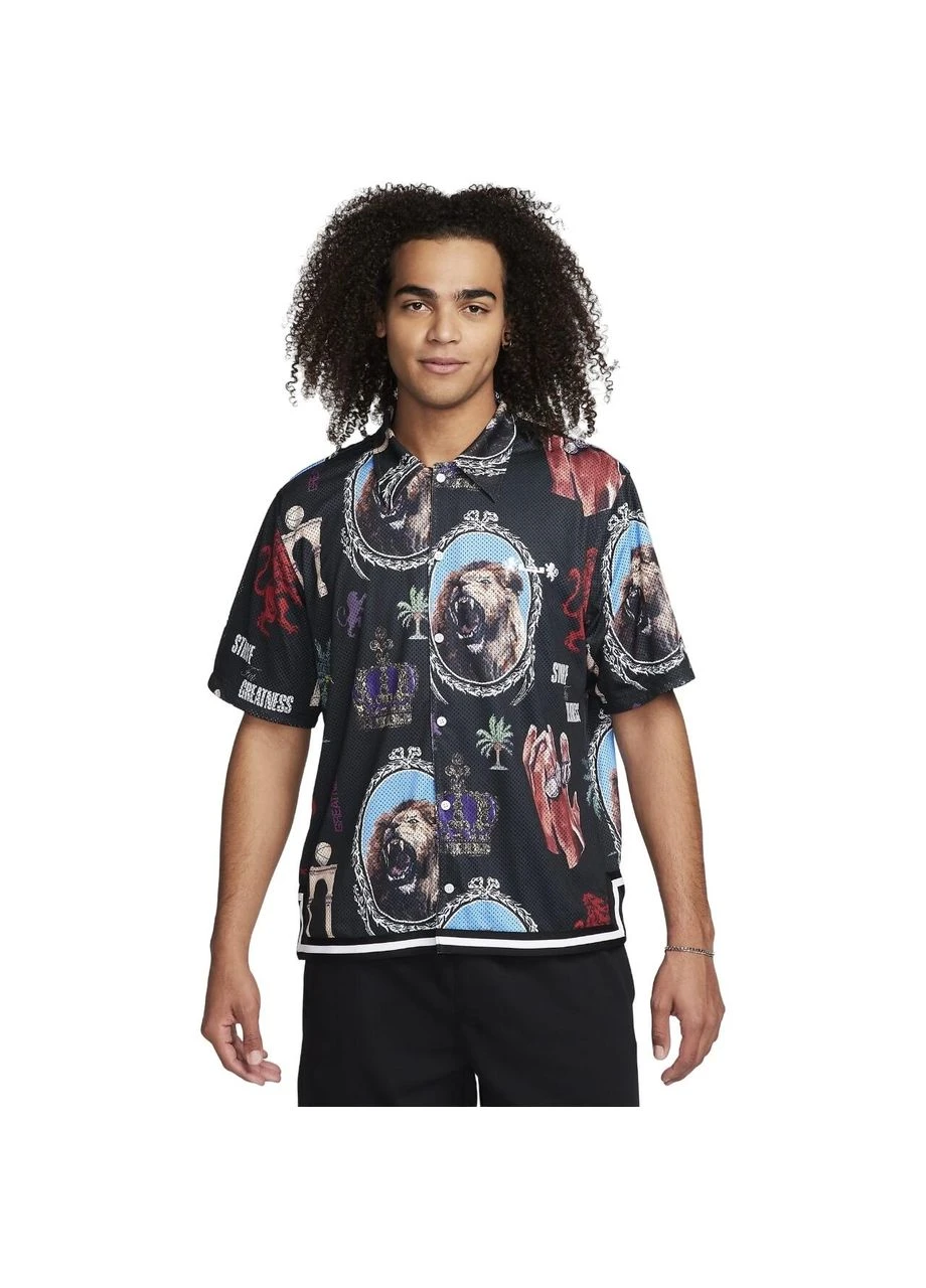 Черная футболка-рубашка lj m nk df ss top черная fq3070-010 для мужчин Nike