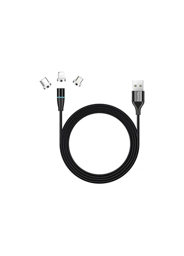 Дата кабеля USB 2.0 AM to Lightning + Micro 5P + Type-C 1.0m Magnetic (m437082) Colorway USB 2.0 AM to Lightning + Micro 5P + USB-C 1.0m Ma (367069713)