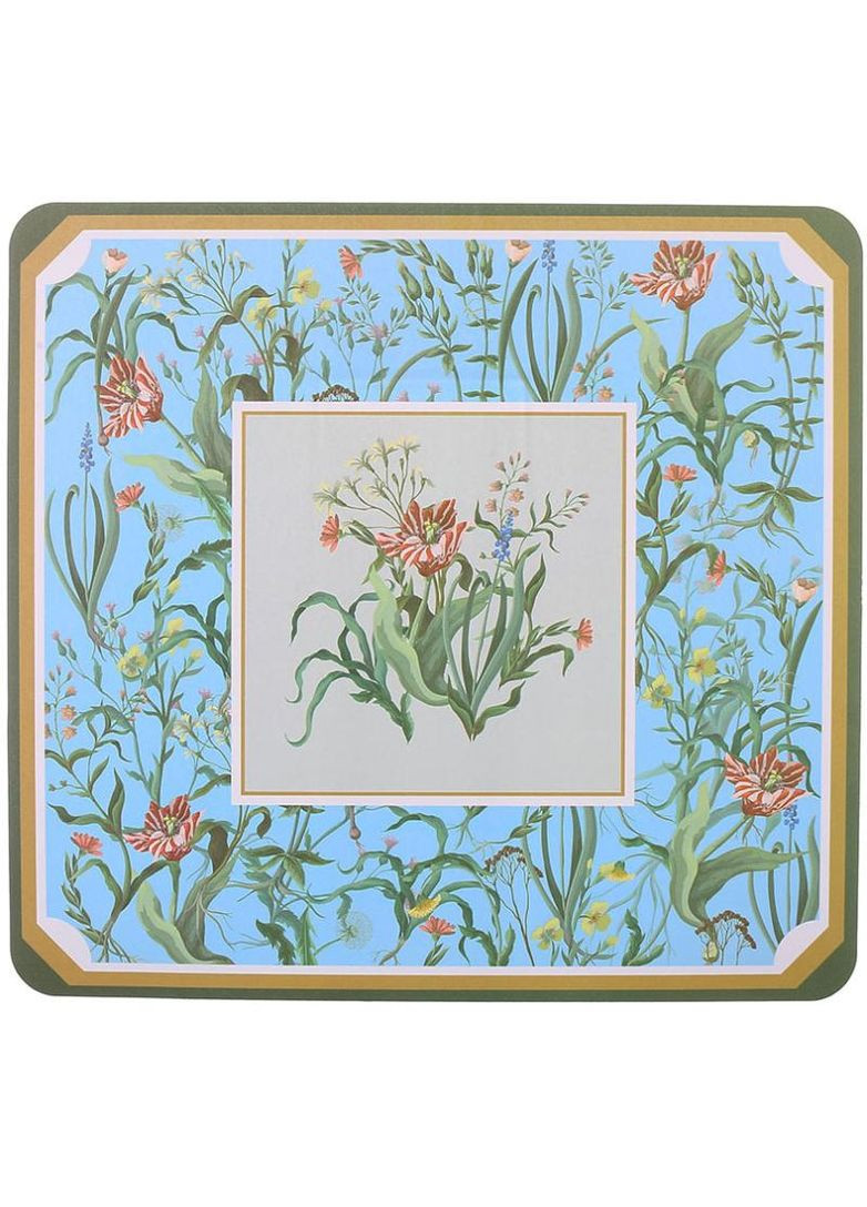 Набор сервировочных салфеток 12 шт Floral подтарельники полипропилен для стола плейсматы 28х30 см BonaDi (368987905)