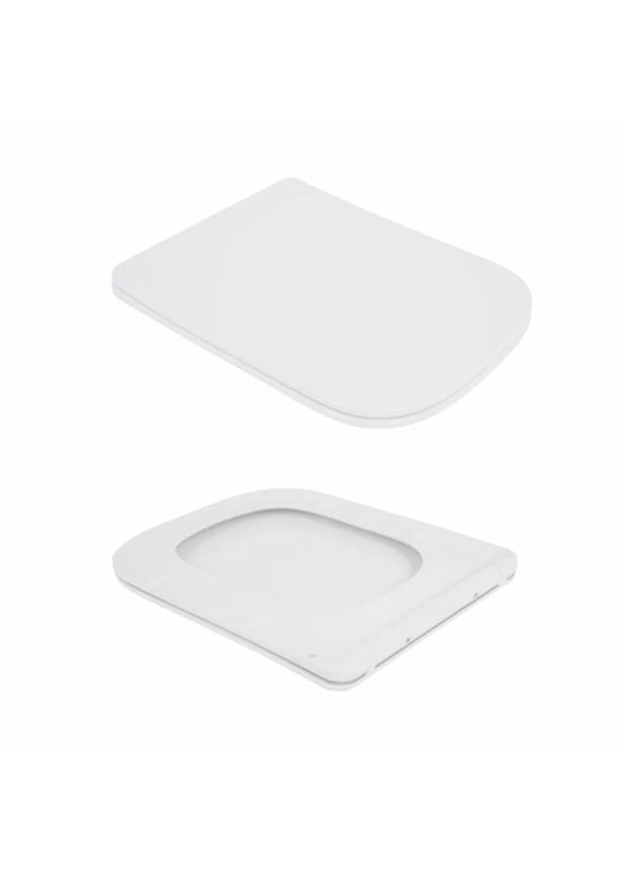 Унитаз подвесной Crow Ultra Quiet безободковый с сиденьем Soft-close QT05335170W Qtap (397568889)