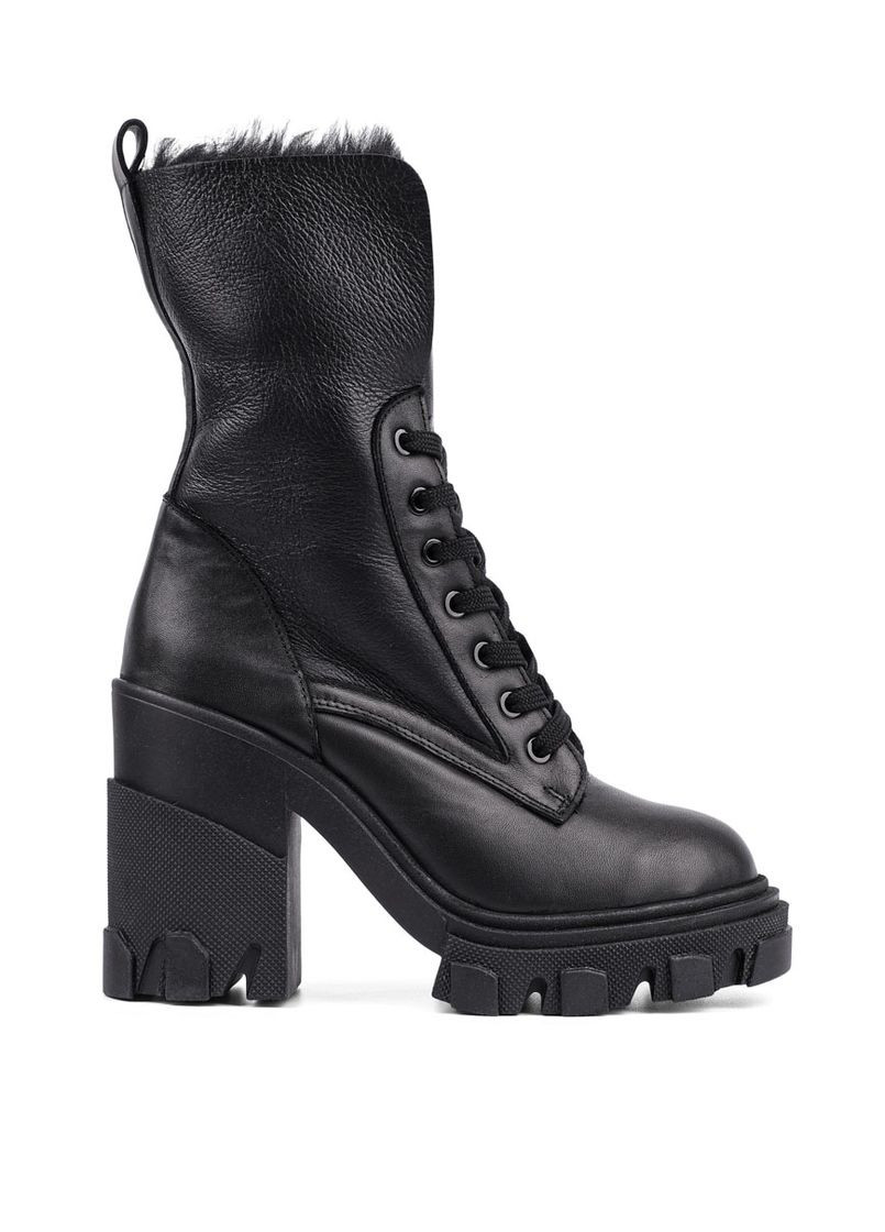 Жіночі Черевики 23KB-1065-1 Чорний Шкіра Attizzare (261240343)