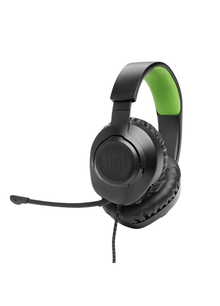 Навушники з мікрофоном Quantum 100X JBLQ100XBLKGRN Black JBL (384043104)