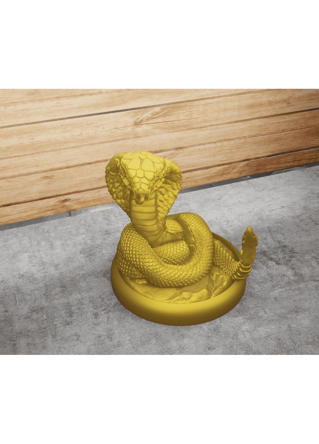 Змія Кобра на підставці. Символ 2025 року ЗаСвіт (369718608)