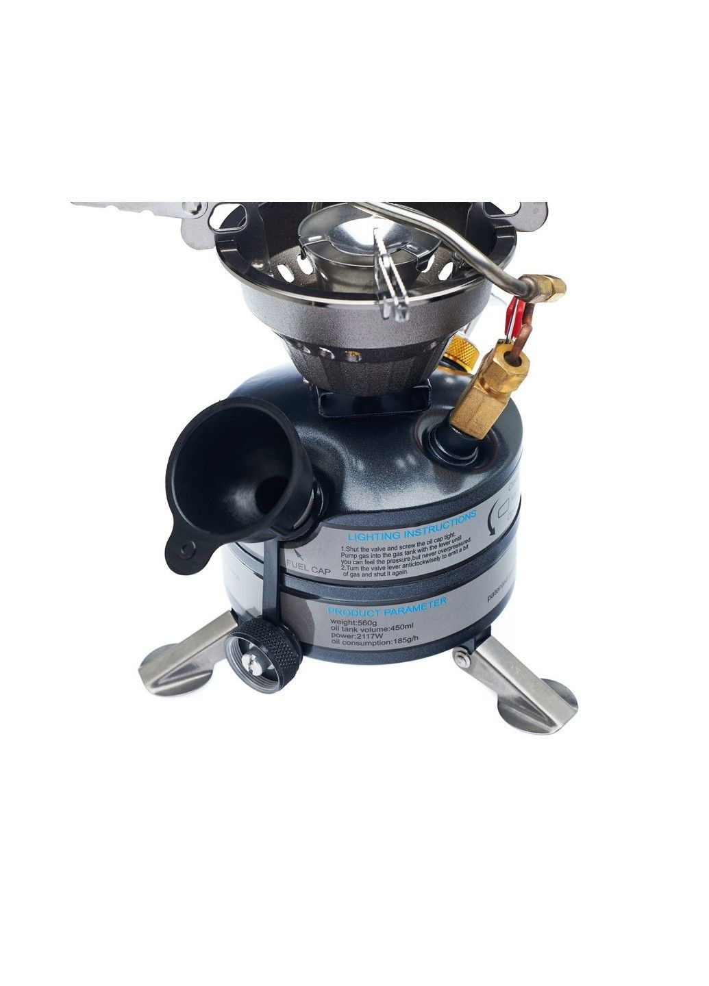 Кемпинговая жидкотопливная горелка примус BRS-12A No Brand (332635294)