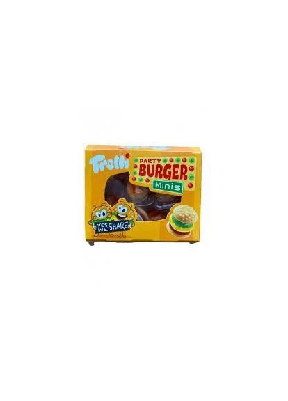 Цукерки желейні жувальні Mini Burger (міні бургери), 15 шт., 150 г, Німеччина Trolli (390037075)