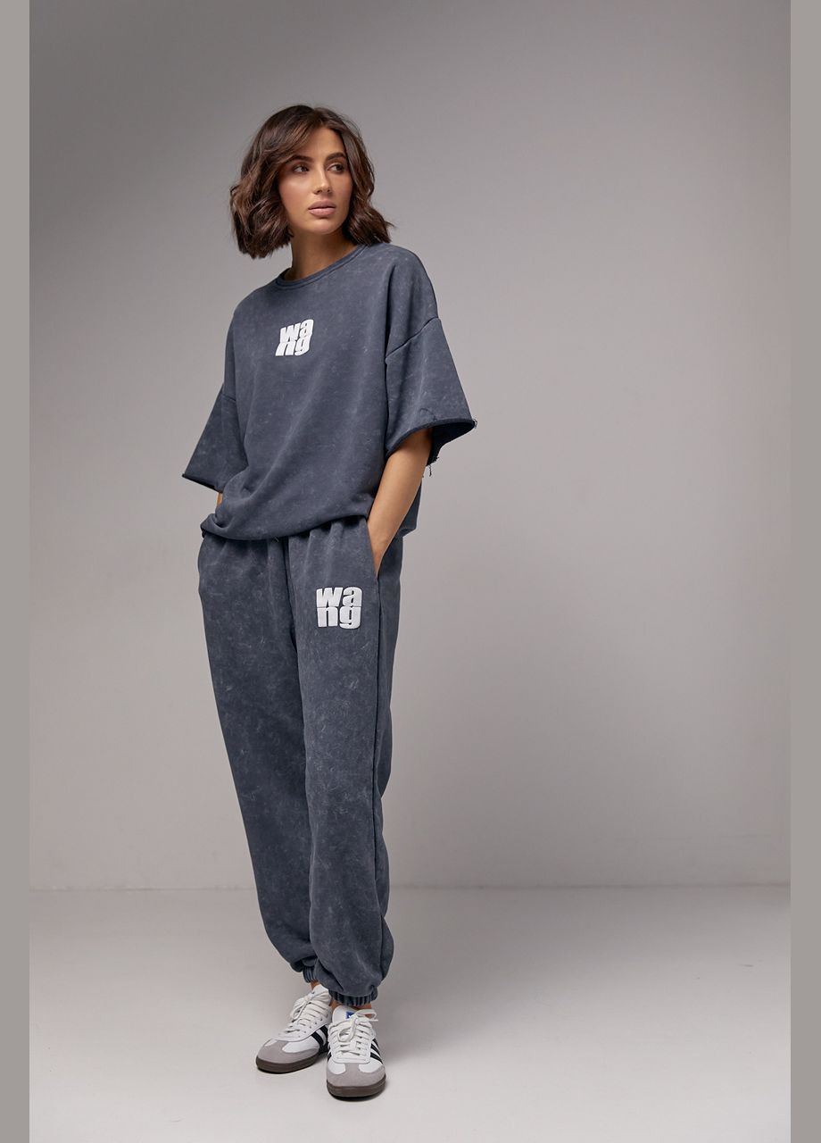 Спортивний костюм в технике тай-дай с принтом Wang Liton (296909009)