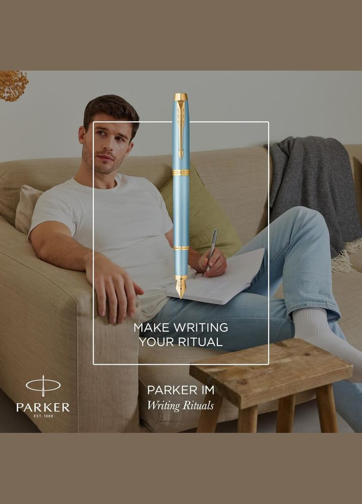 Пір'яна ручка IM 17 Rituals Turquoise Green CT FP F 29 111 Parker (317304507)