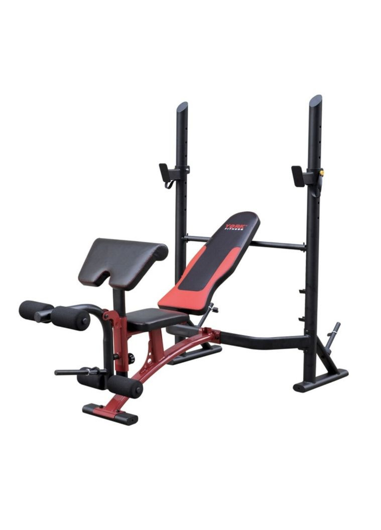 Лавка для жиму Delta Pro 2000 з стійкою для штанги та партою Скотта York Fitness (301865572)