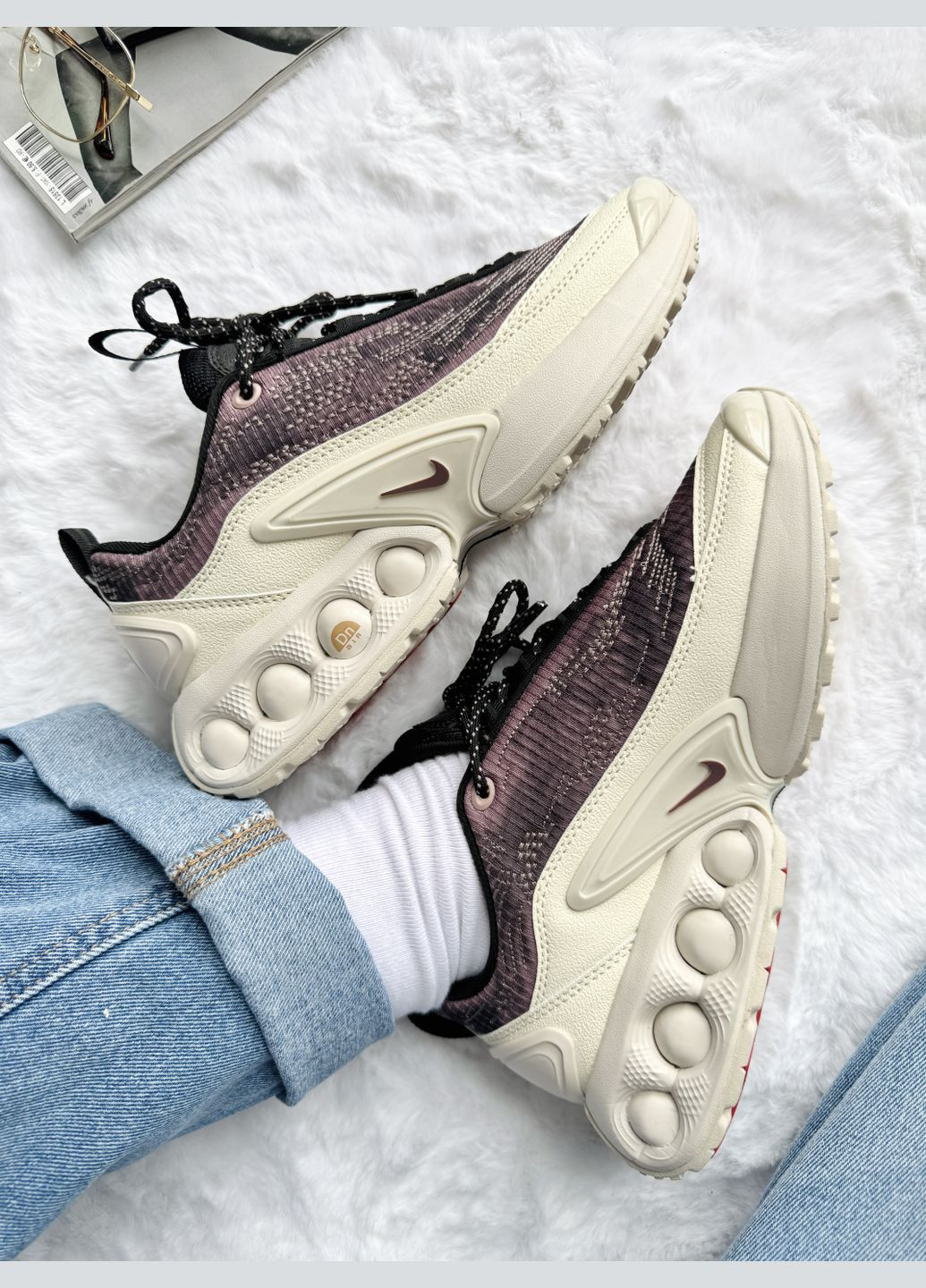Бежеві Осінні кросівки чоловічі і жіночі nike air max dn sp smokey mauve | найк аір макс дн сп бежеві No Brand
