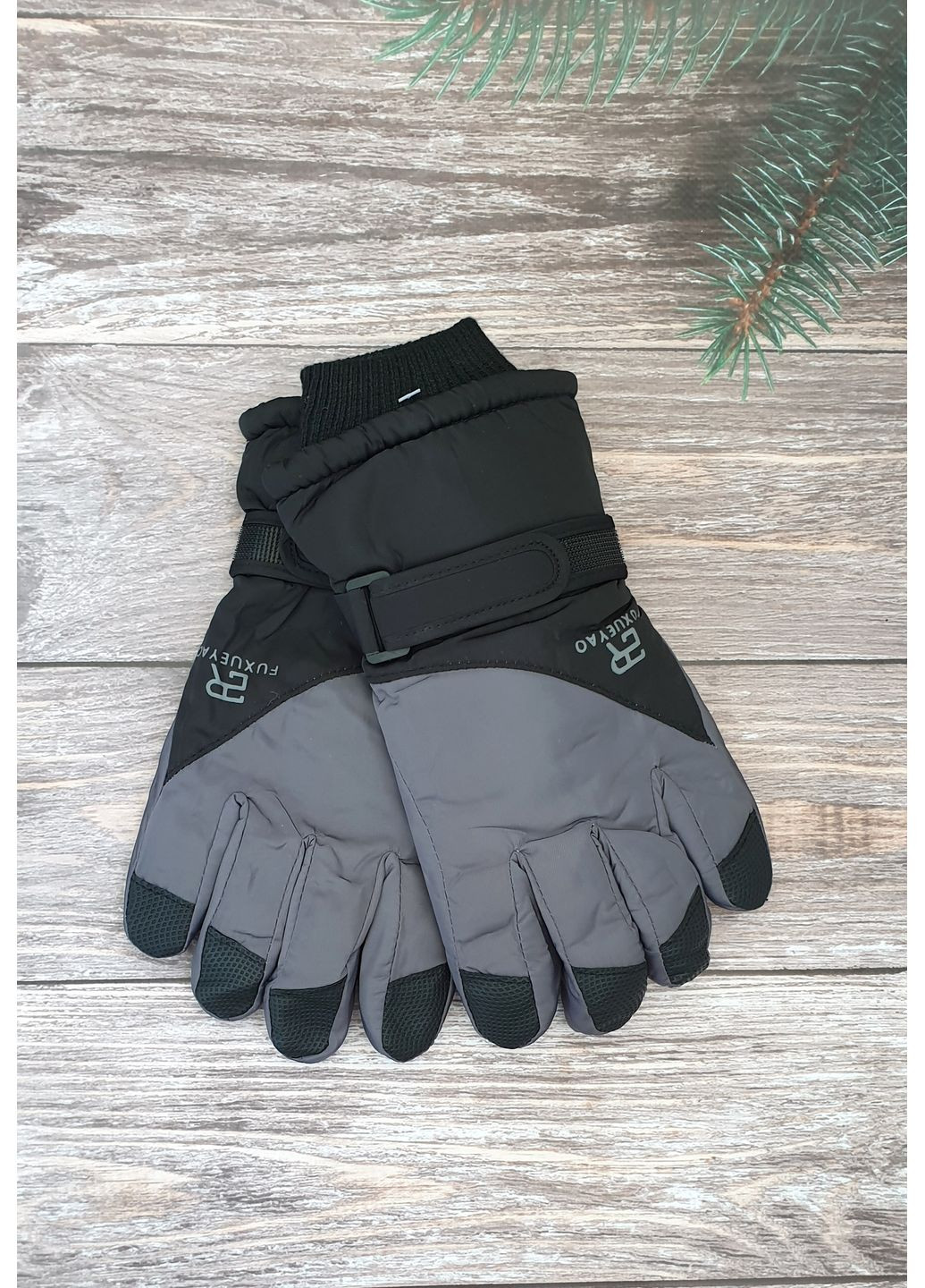 Подростковые балонные варежки на флисе для мальчиков и девочек 8-14 лет No Brand (358517393)