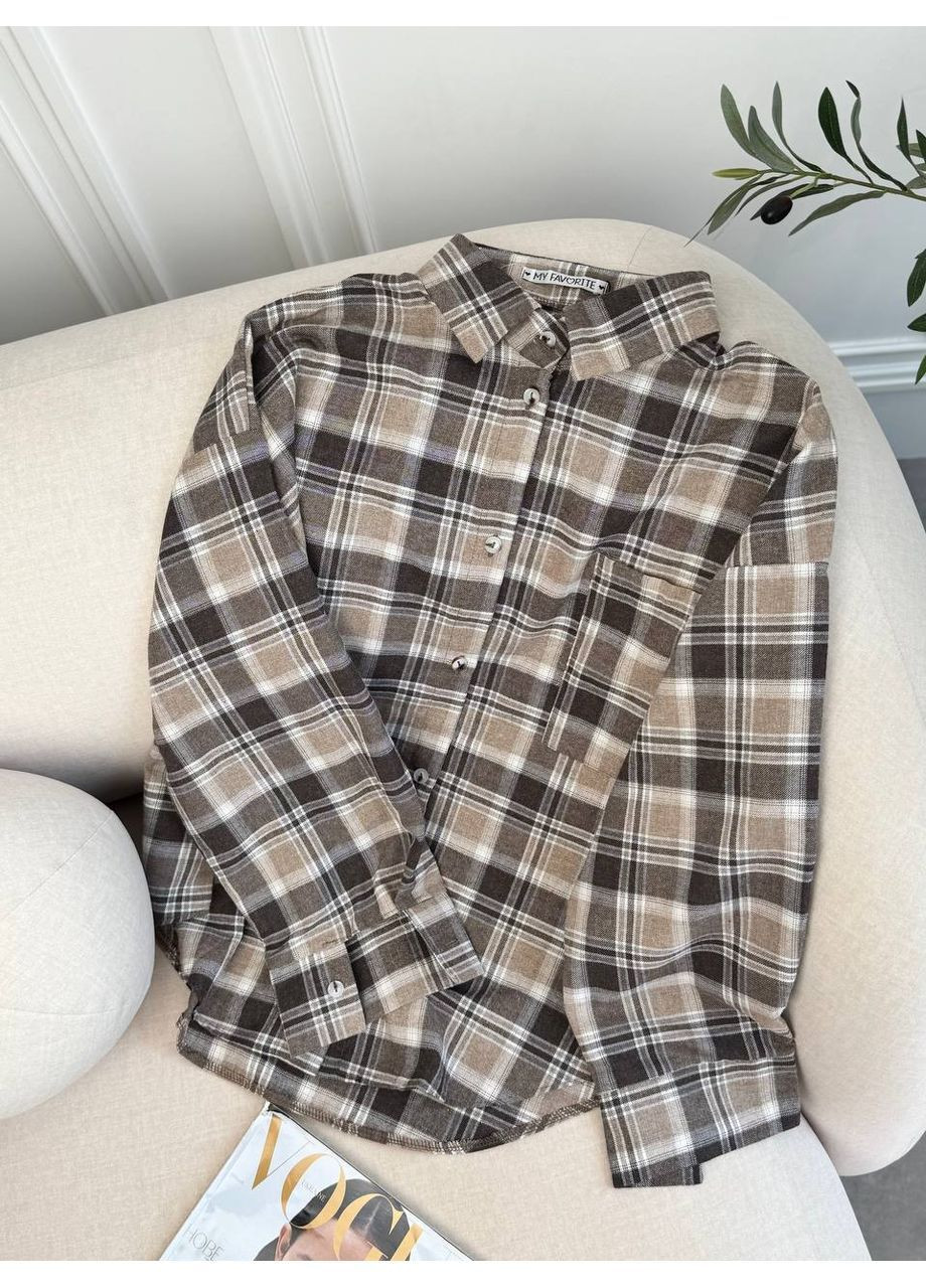 Жіноча картата сорочка No Brand (362235930)