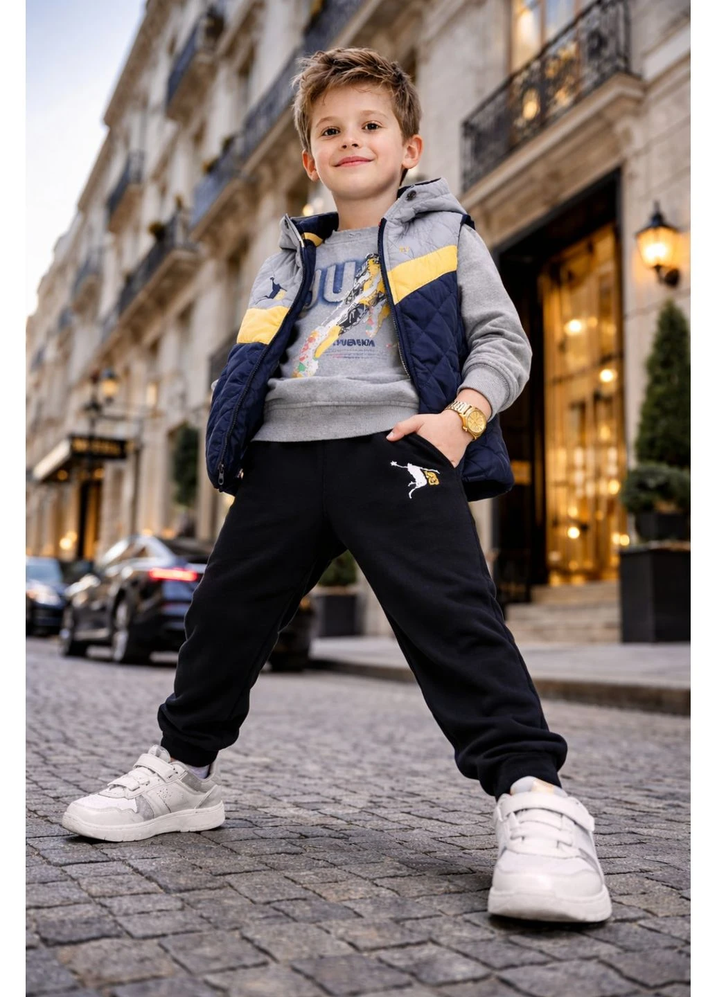 Спортивный костюм +жилетка комплект No Brand (375036204)