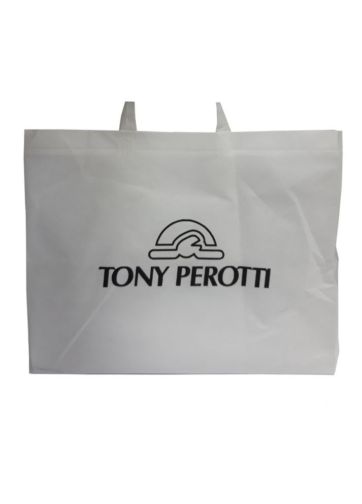 Чорна шкіряна сумка-саквояж- Італія Italico 8320L nero Tony Perotti (303830419)