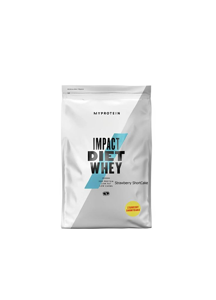 Impact Diet Whey - 1000g Strawberry ShortCake (клубничное песочное печенье) смесь для сжигания жира My Protein (283296282)