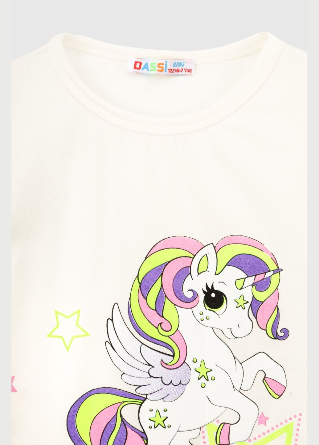 Лонгслів з принтом для дівчинки 24658 104 см (2000989862604D) shop (2000989862604) Dassi (260659656)