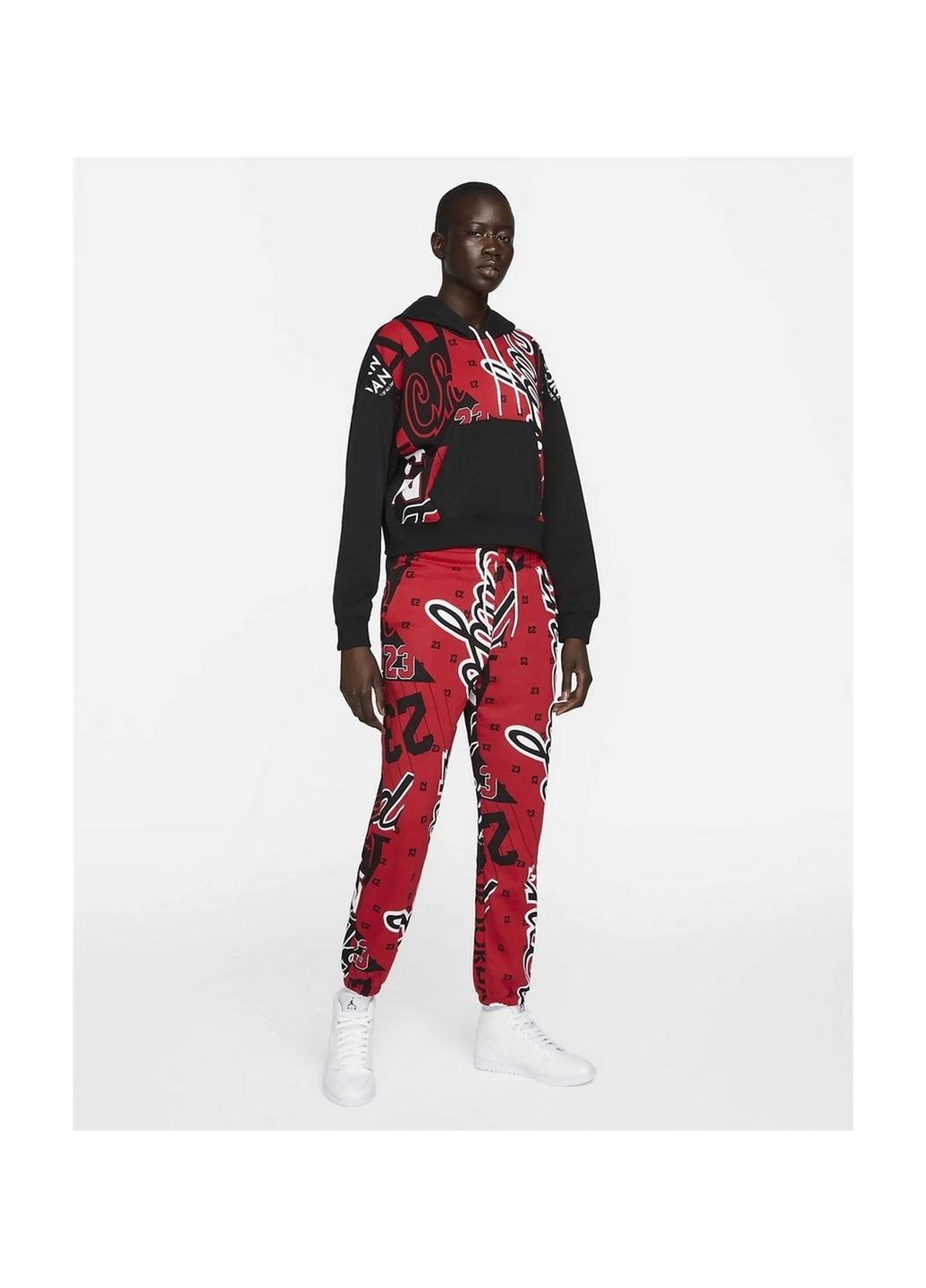 Худи женское Black/Red Air Jordan (365962327)
