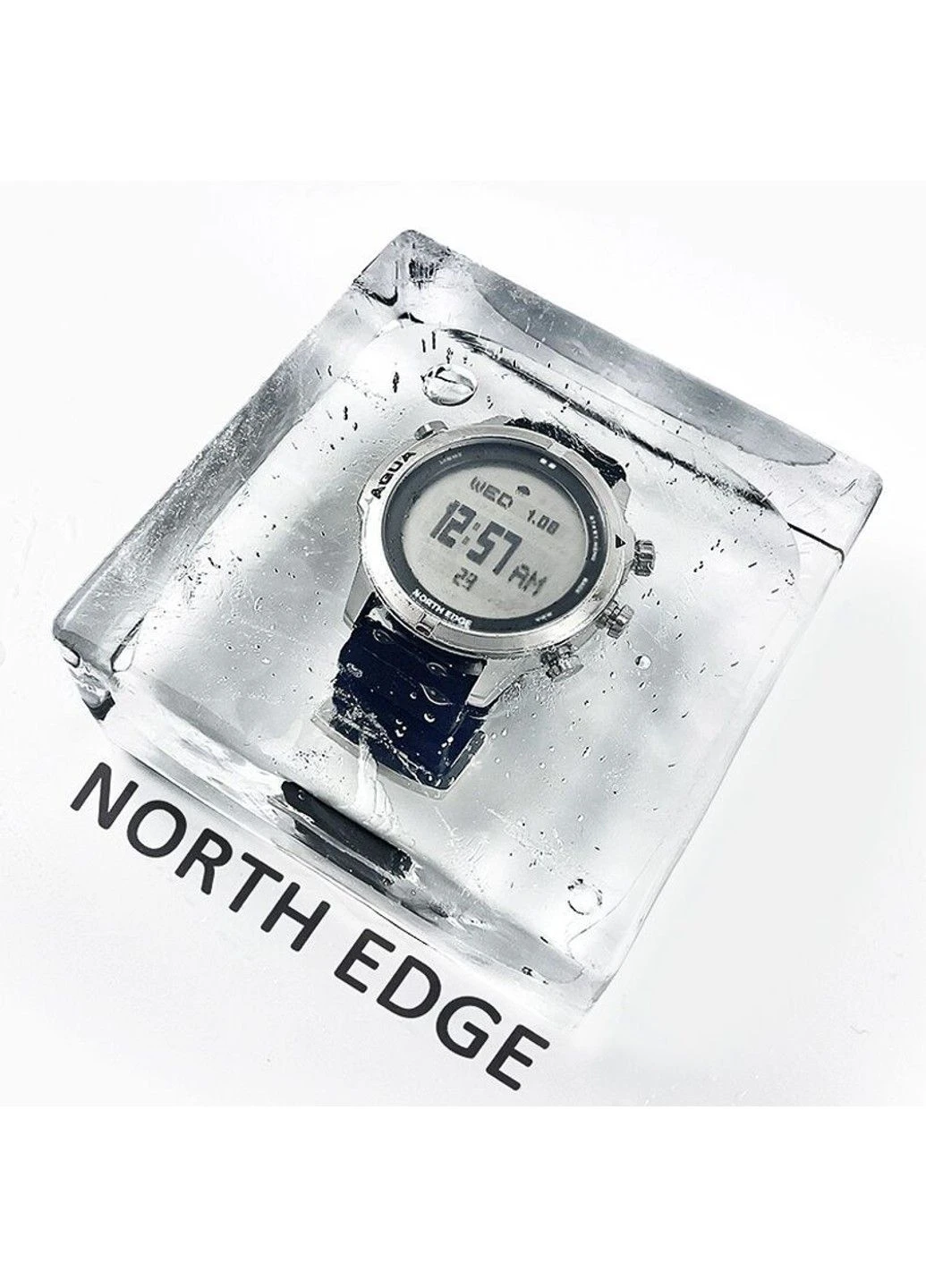 Мужские водонепроницаемые наручные часы Aqua для дайвинга North Edge (299153011)