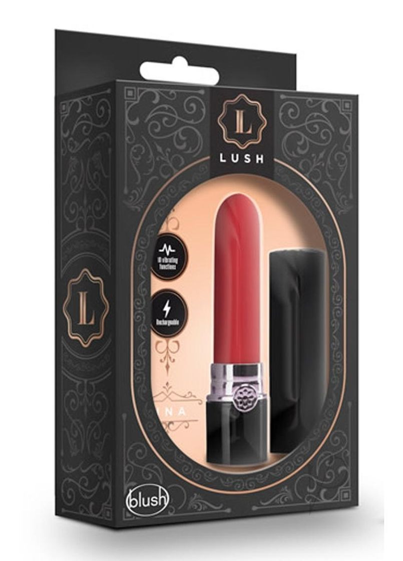 Вібратор у формі Помади lipstick Lush Red Blush (289868654)