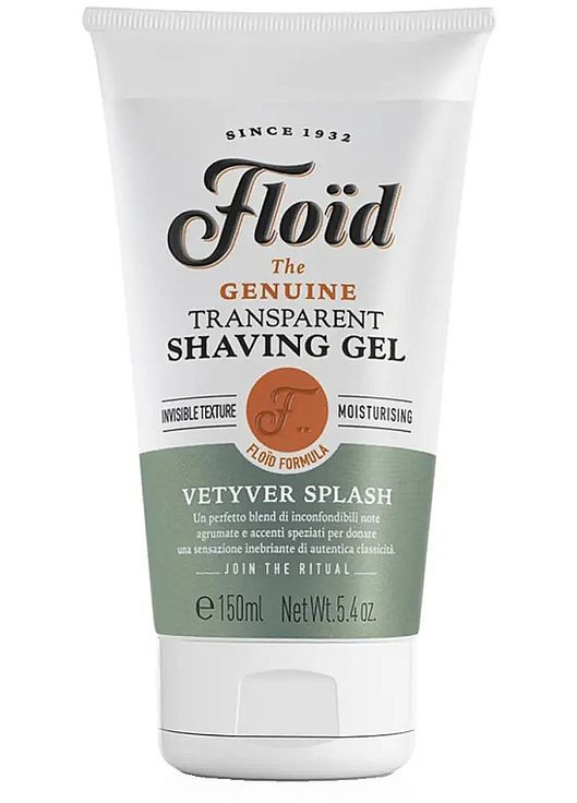 Прозорий гель для гоління Vetyver Splash Shaving Gel 150ml (1145274-105210) Floid (368628738)