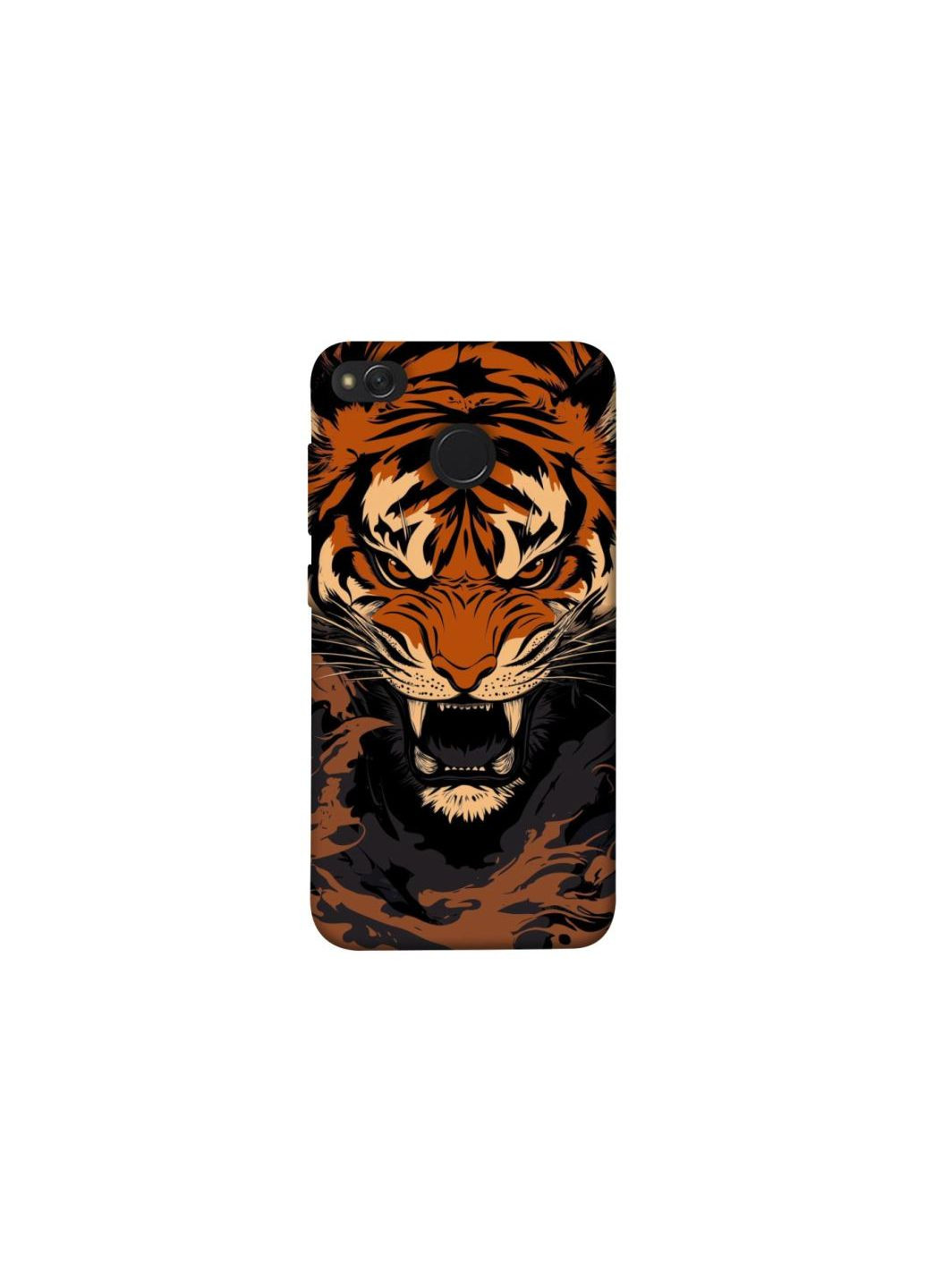 Чехол на Xiaomi Redmi 4X cool tiger Frontalka (349836222)