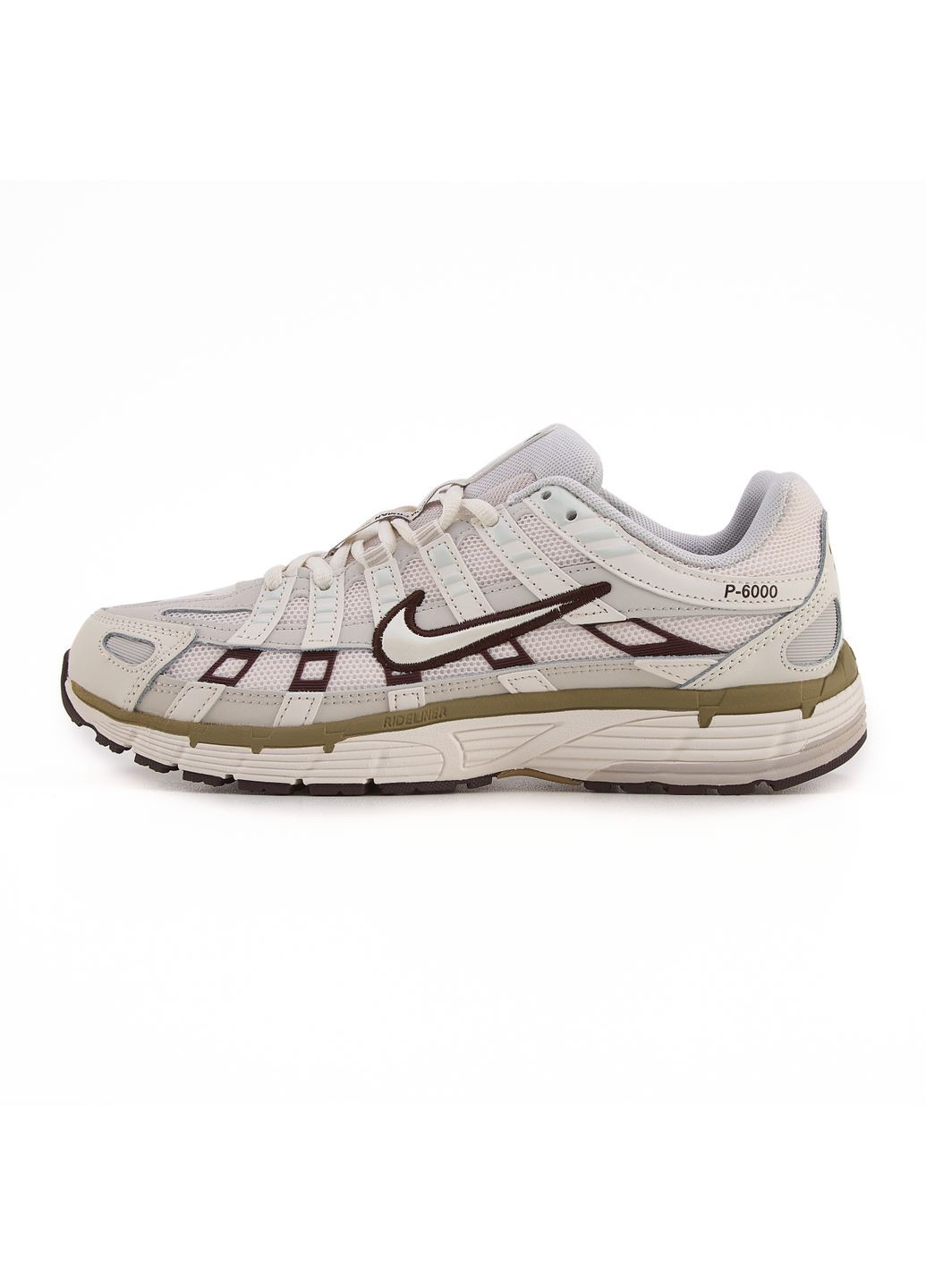 КРОССОВКИ ЖЕНСКИЕ NIKE P-6000 EARTH LIGHT BONE НАЙК П-6000 No Brand комбинированные демисезоны (367177599)