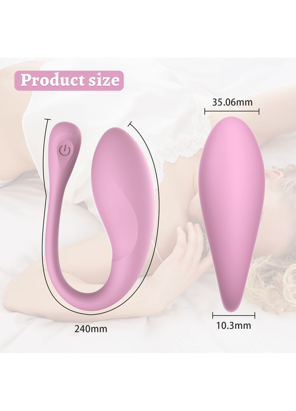 Віброяйце Isadora з дистанційним керуванням, лавандовий, 10 режимів вібрації Every Night Toys (366869847)