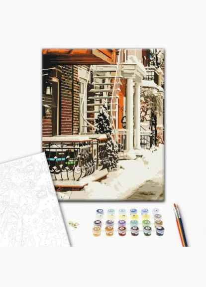 Картина за номерами "Затишок зимового міста" ★★★★ Brushme (318018981)