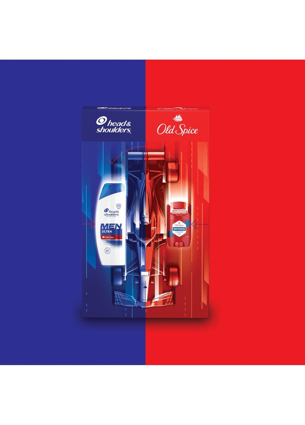 Подарунковий набiр: Шампунь проти лупи Old Spice 330 мл + Твердий дезодорант Old Spice Whitewater 50 мл Head & Shoulders (304485220)