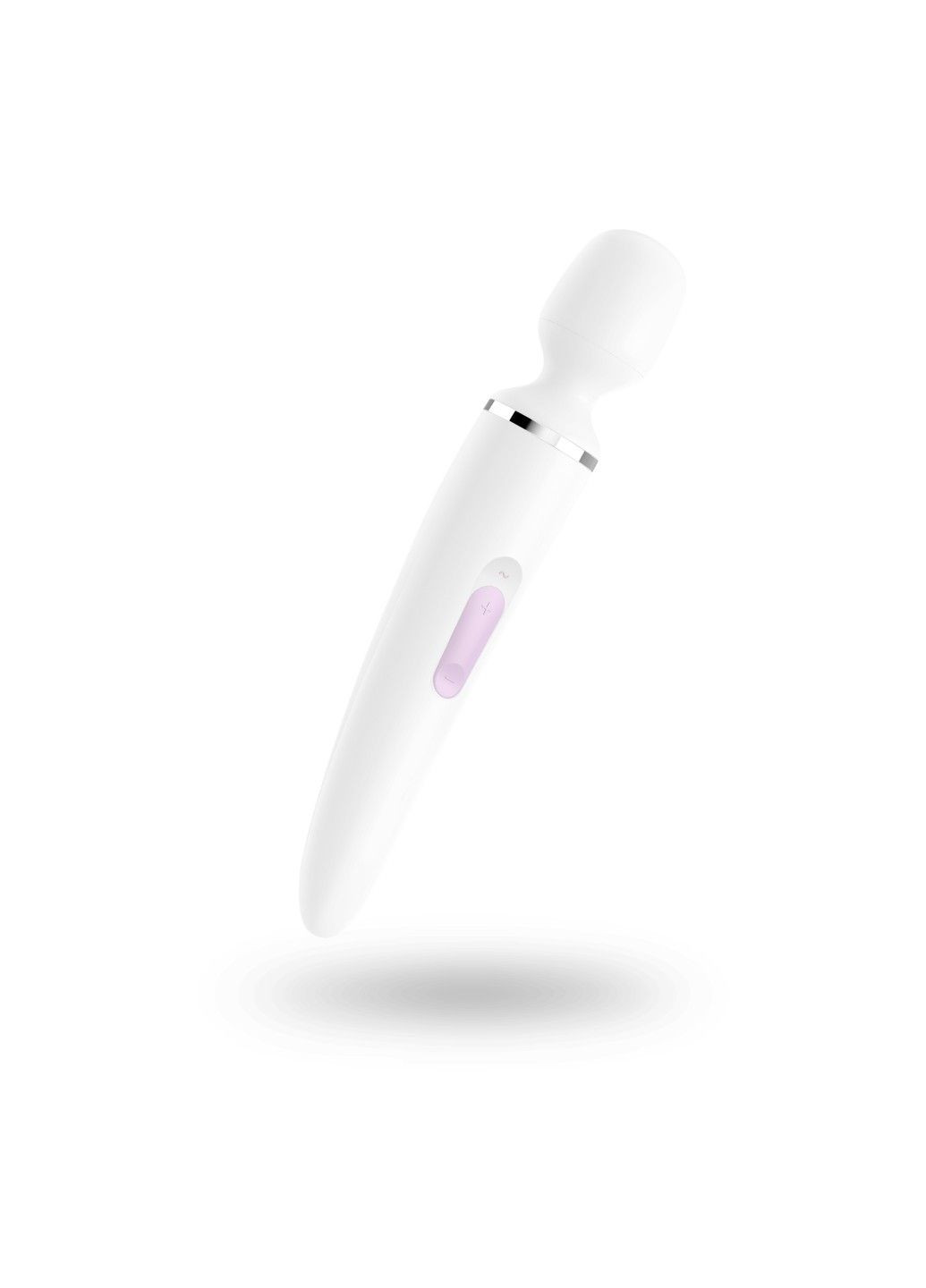 Вібромасажер Wand-er Woman (White/Chrome), водонепроникний, потужний, розмір XXL Satisfyer (339865975)