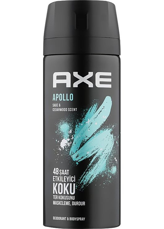 Дезодорант "Аполло" для чоловіків Apollo Deodorant Body Spray 48H Fresh 150ml (115459-34441) Axe (368608921)