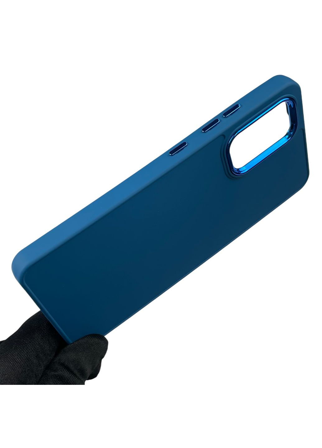 Чохол для Galaxy A32 4G (SM-A325F) із захистом на камеру з мікрофіброю на самсунг а32 4г синій Samsung (366023033)