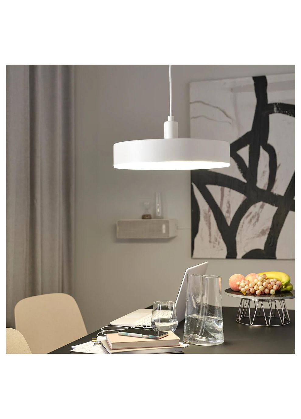 Світлодіодний підвісний світильник ІКЕА NYMANE 38 см (40488447) IKEA (278405655)