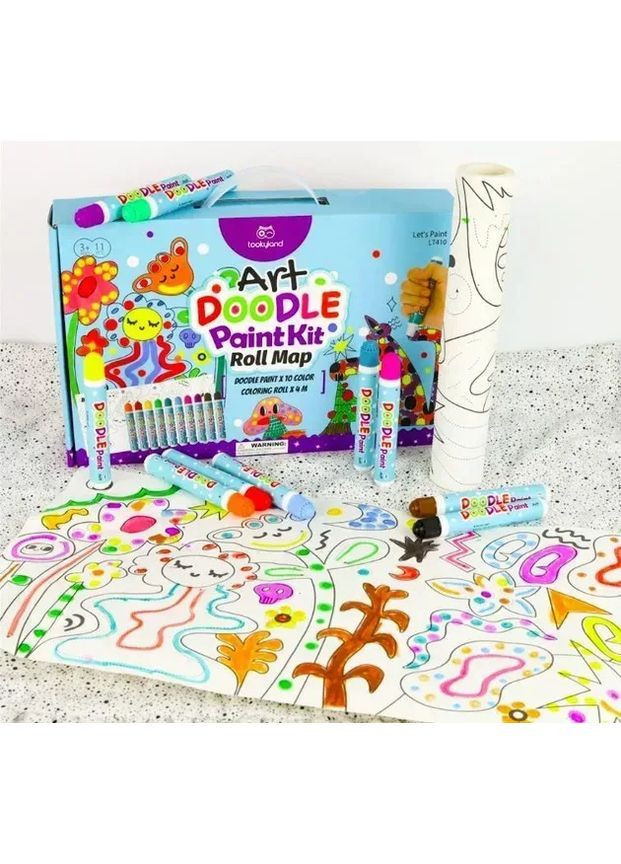 Художній набір з рулонною розмальовкою Tookyland (366343874)