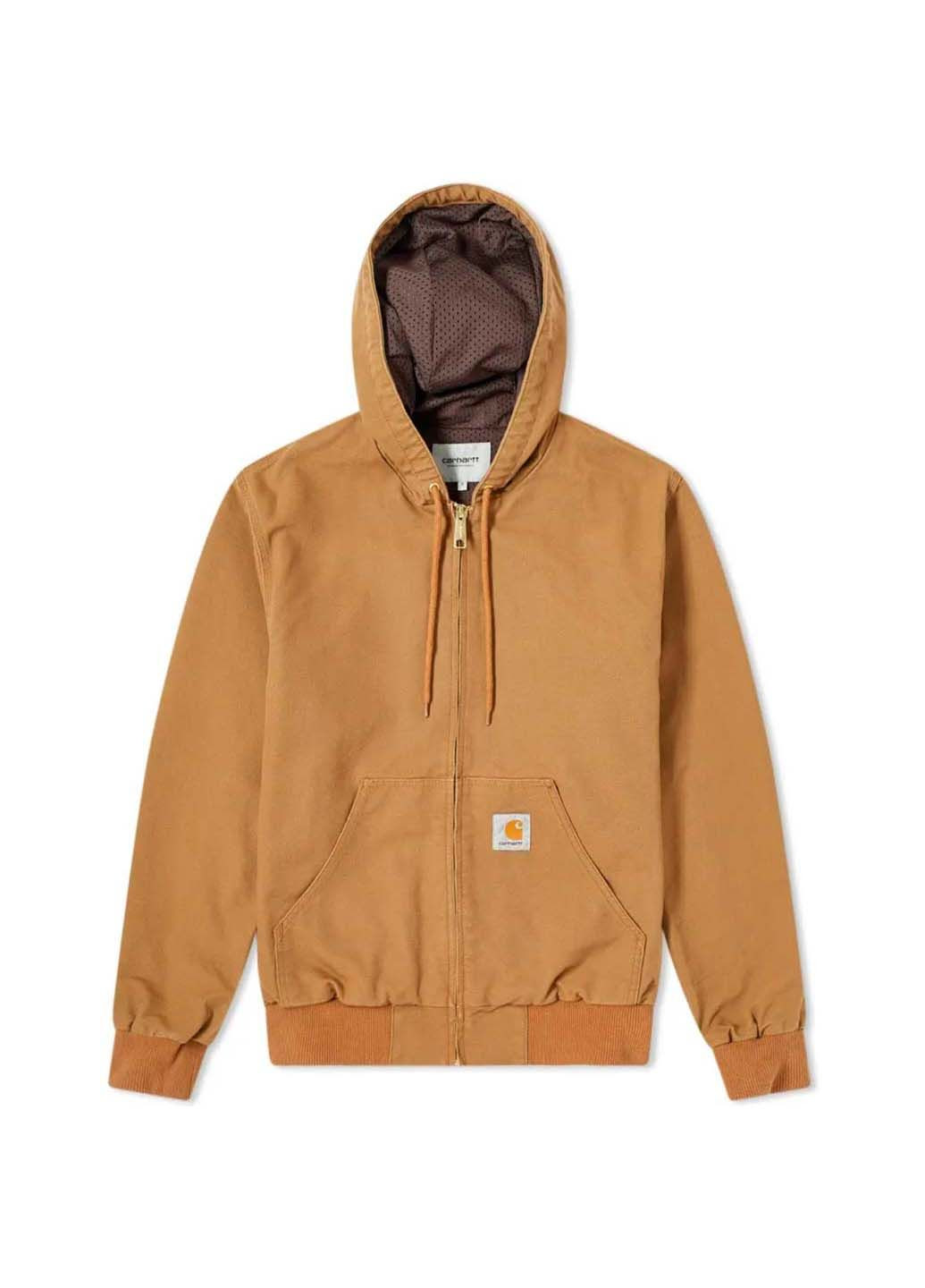 Коричневая демисезонная куртка Carhartt