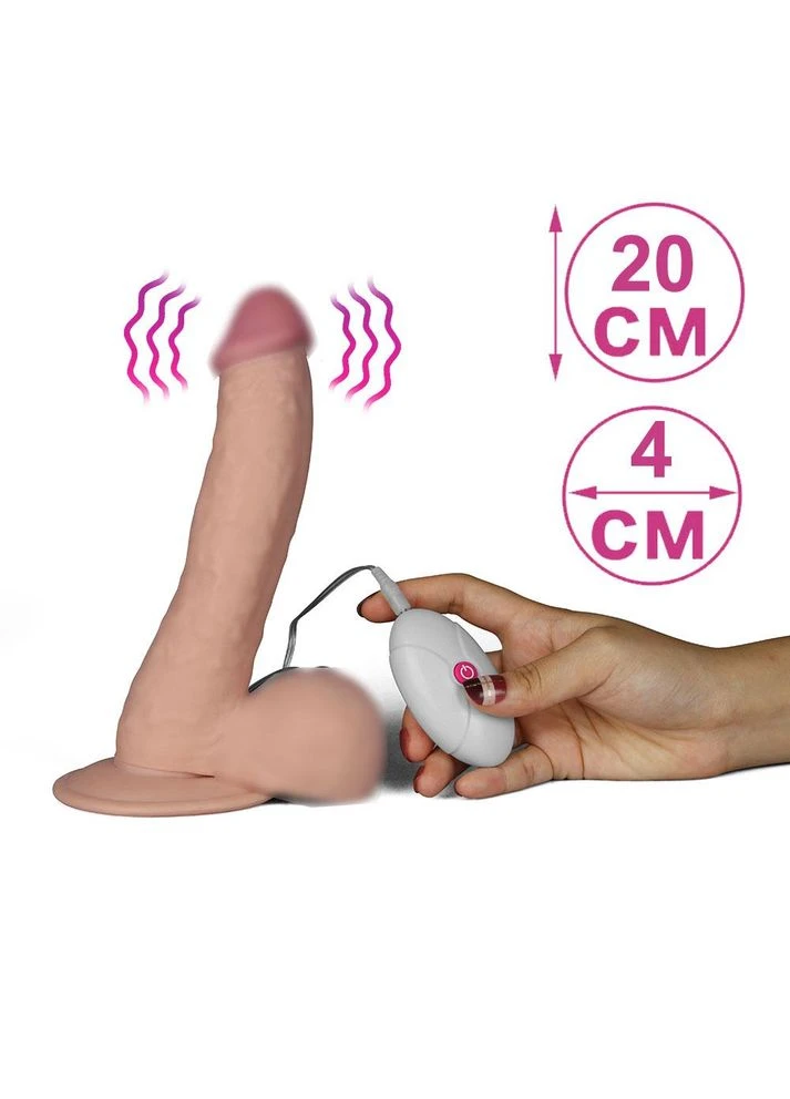 Вибратор для вагины Реалистичный на Присоске Унисекс Vibrator из киберкожи Lovetoy (317747672)
