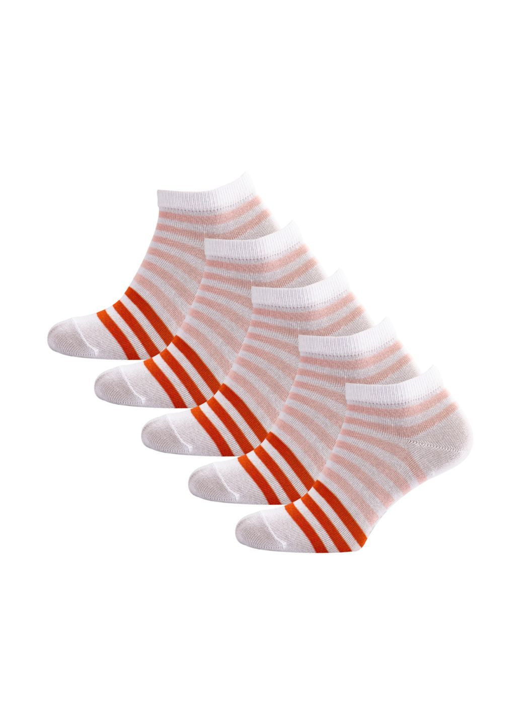 Білі набір (5 шт) жіночих шкарпеток Siela (302517149)