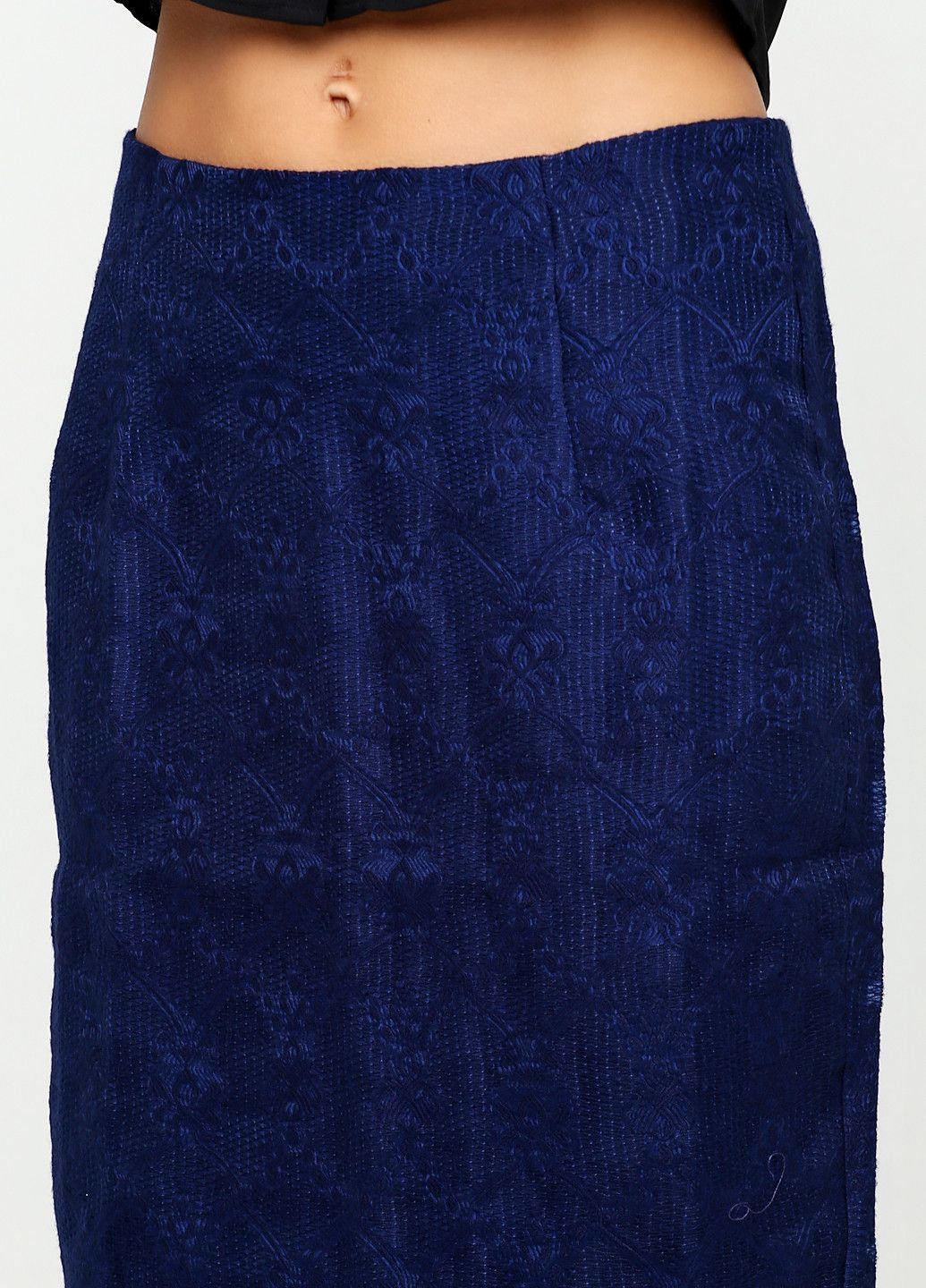 Синяя повседневная юбка синий Axel