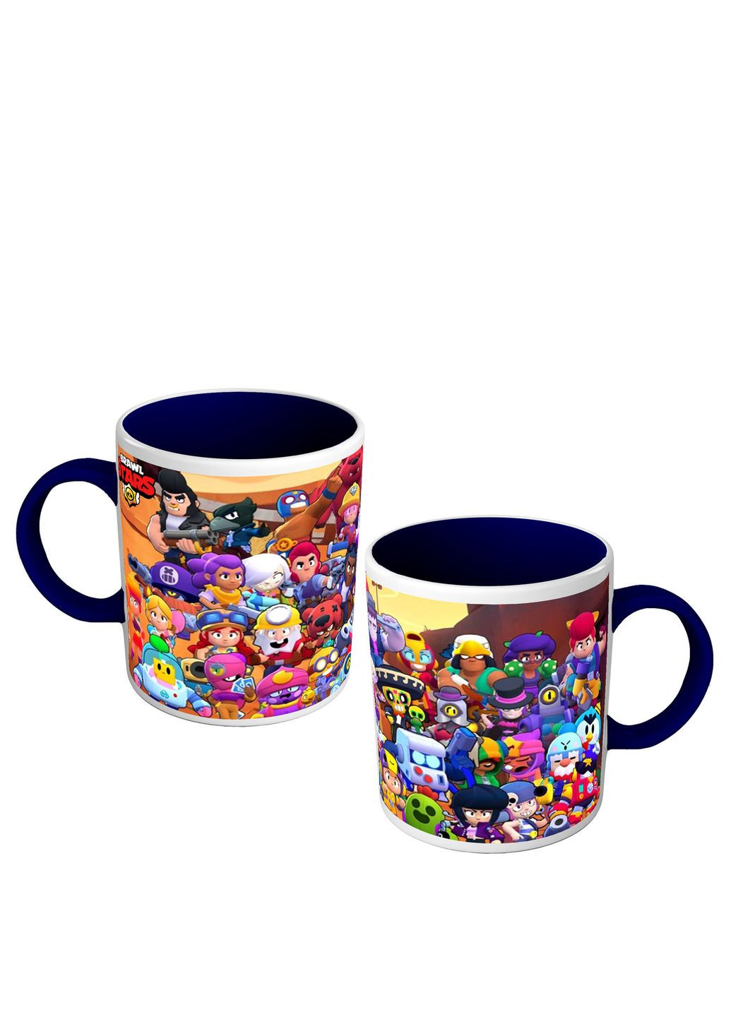 Чашка цветная герои Бравл Старс No Brand (302523263)