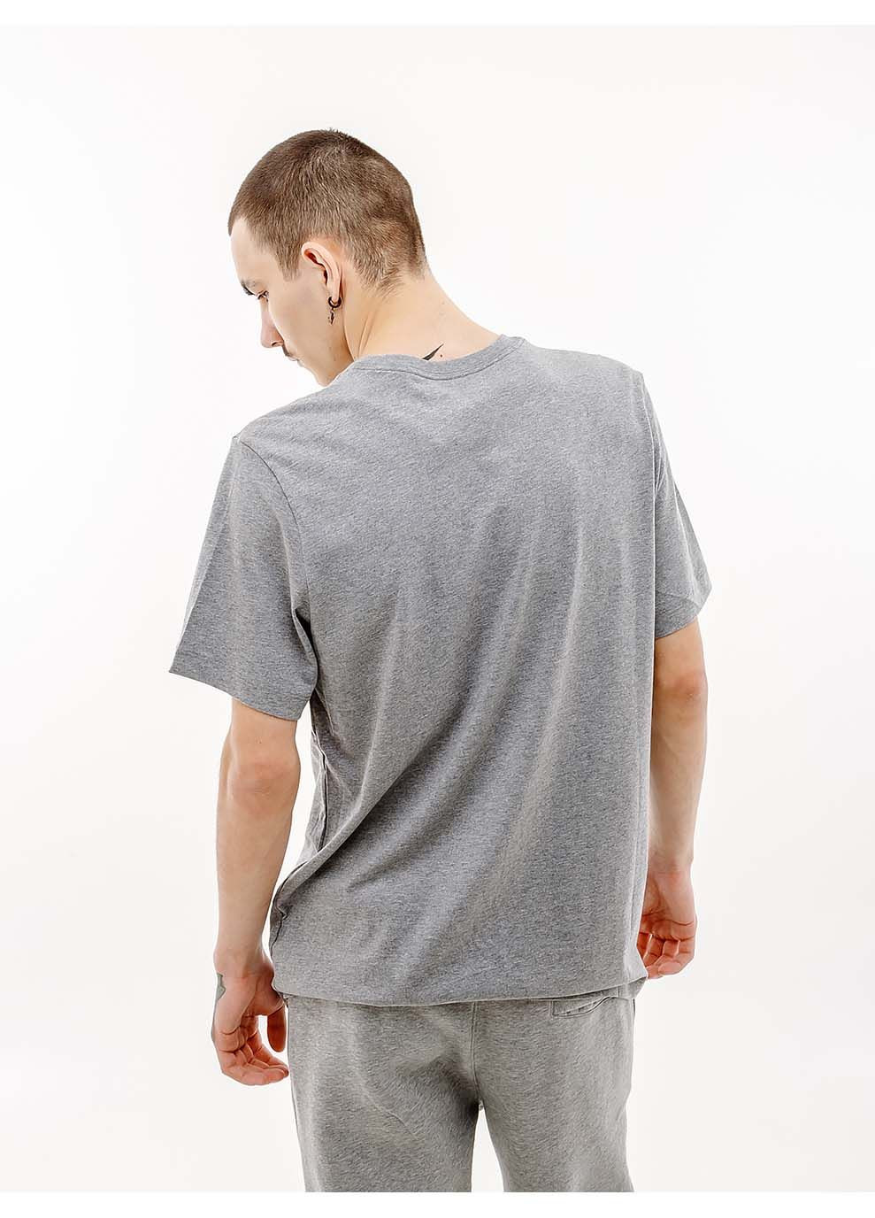 Серая мужская футболка mj jd air stretch ss crew серый Jordan