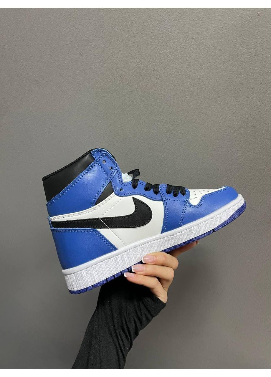 Білі Осінні кросівки чоловічі nike air jordan 1 retro high game royal найк аір джордан No Brand